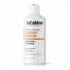 LACABINE –EXPERT REPAIR SHAMPOO Шампунь для поврежденных волос с аргинином и витаминами, 450 мл