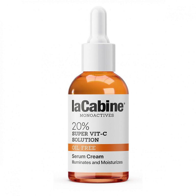 20% SUPER VIT C SERUM-CREAM Крем-сыворотка для лица антиоксидантная с 20% витамином С, 30 мл