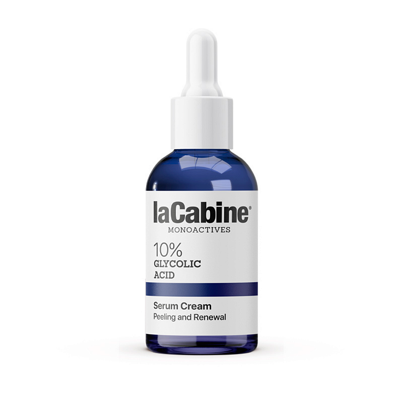 10% GLYCOLIC ACID SERUM-CREAM Крем-сыворотка для обновления кожи лица с 10% гликолевой кислотой, 30 мл