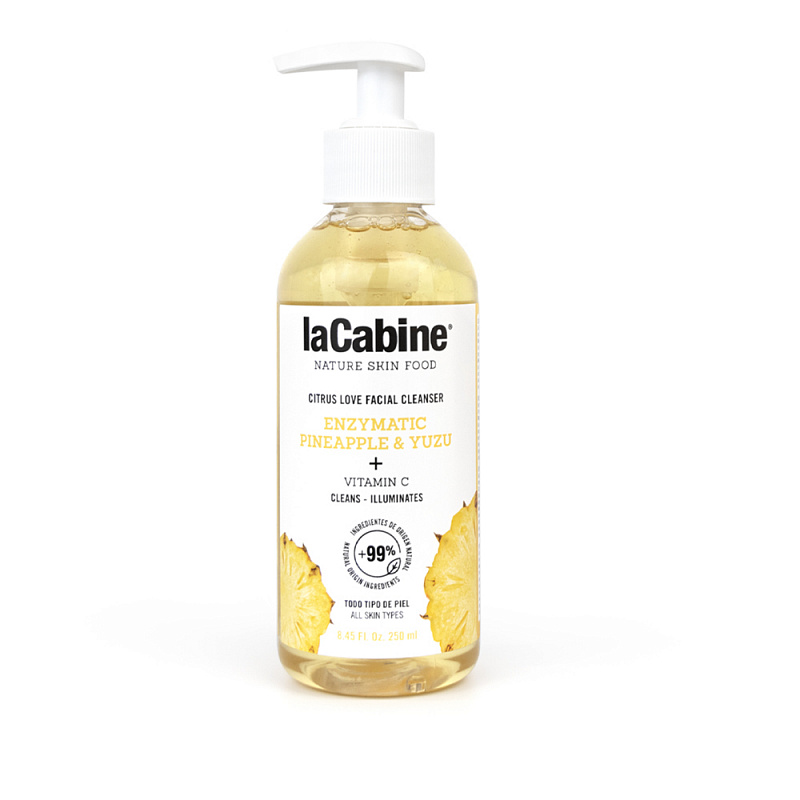 LACABINE NATURE SKIN FOOD CITRUS LOVE FACIAL CLEANSER Очищающий гель для умывания с фруктовыми энзимами и витамином С, 250 мл