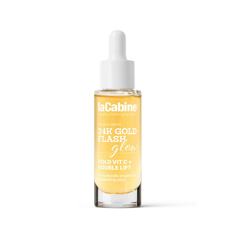 24K GOLD FLASH GLOW SERUM Сыворотка для лица с мгновенным эффектом сияния золота 24K, 30 мл