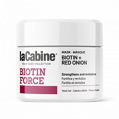 LACABINE – BIOTIN FORCE MASK Маска укрепляющая с биотином для волос склонных к выпадению, 250 мл