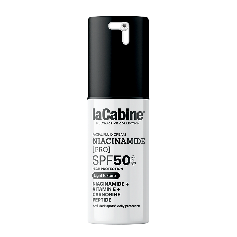 FLUID CREAM NIACINAMIDE PRO LIGHT SPF50 Солнцезащитный крем-флюид для лица с ниацинамидом SPF50, 30 мл