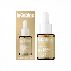 24K GOLD FLASH GLOW SERUM Сыворотка для лица с мгновенным эффектом сияния золота 24K, 10 мл