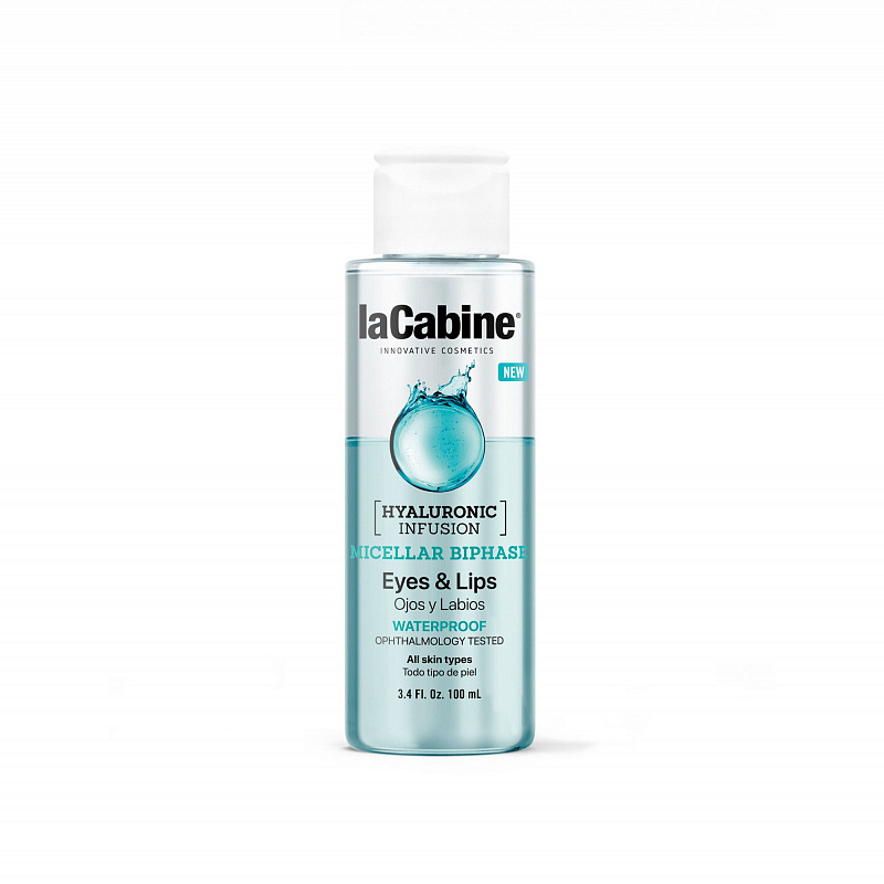 LACABINE HYALURONIC INFUSION MICELLAR BIPHASE Двухфазное мицеллярное средство для снятия макияжа с гиалуроновой кислотой, 100 мл